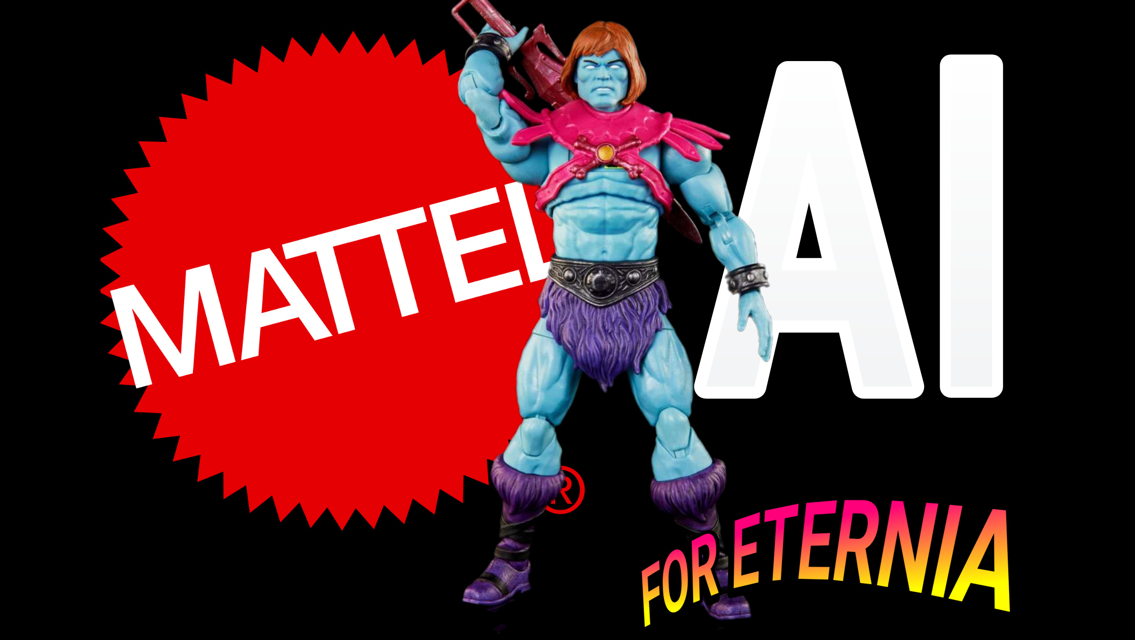 Mattel packaging coming to toy shelves later this year may have been designed with the help of A.I.