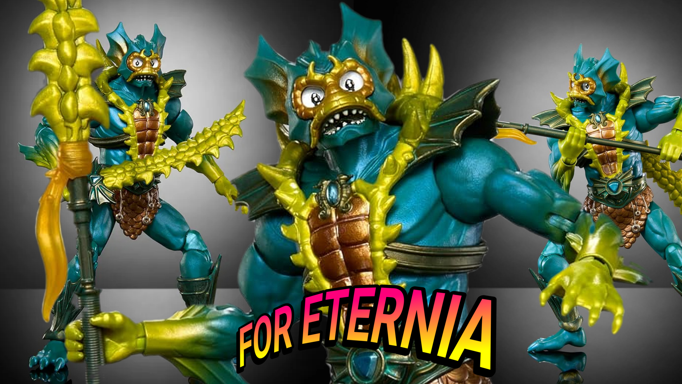 New Promotional Pics revealed for the Masterverse ”New Eternia” MER-MAN figure