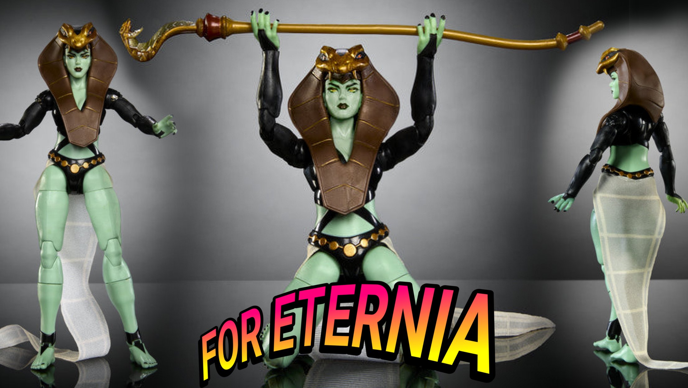 New Promotional Pics revealed for the Masterverse ”Masters of the Universe: Revolution ” (SNAKE) SORCERESS TEELA figure