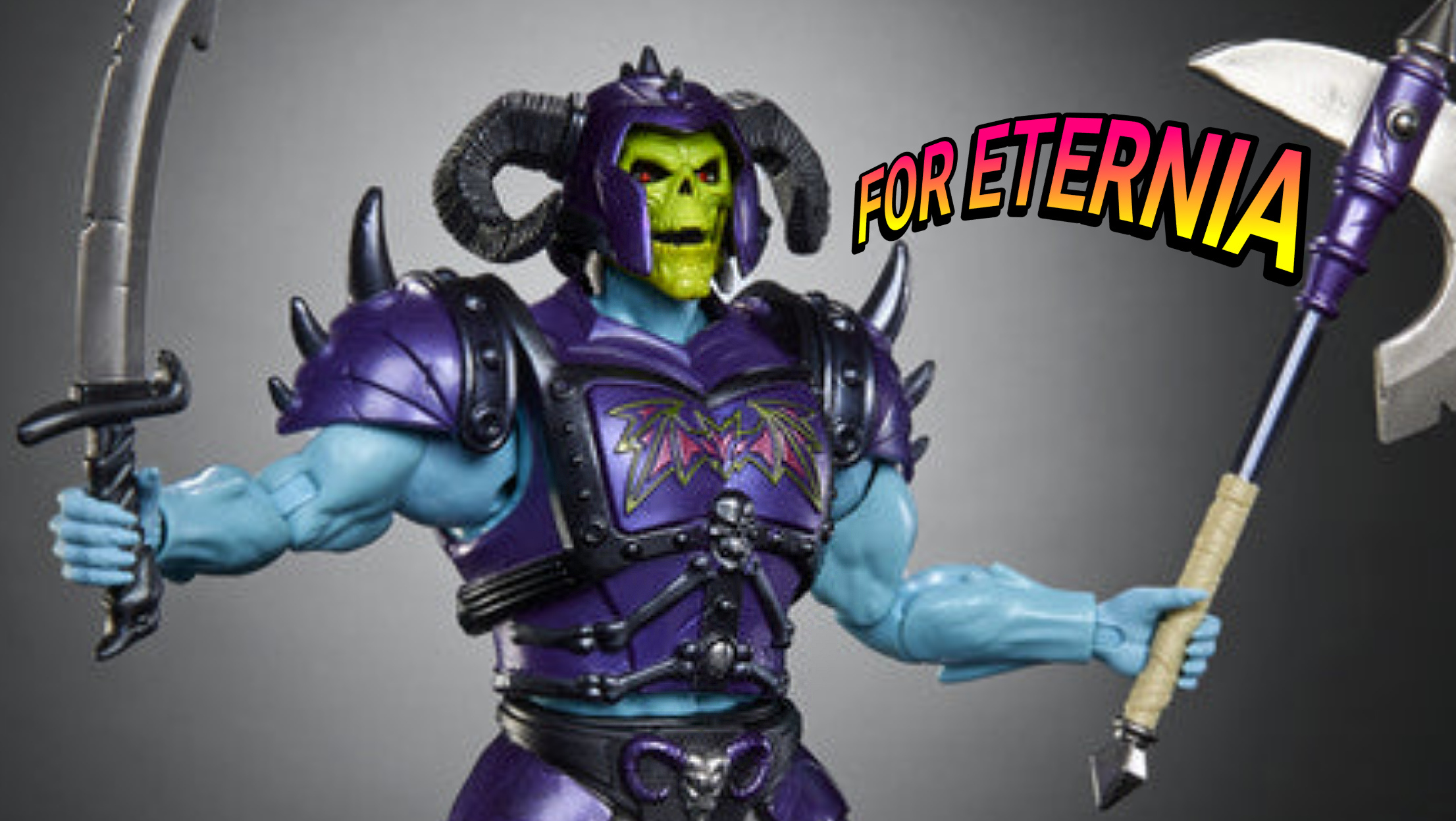 New Promotional Pics are here for the Masterverse ”New Eternia” BATTLE ARMOR SKELETOR figure