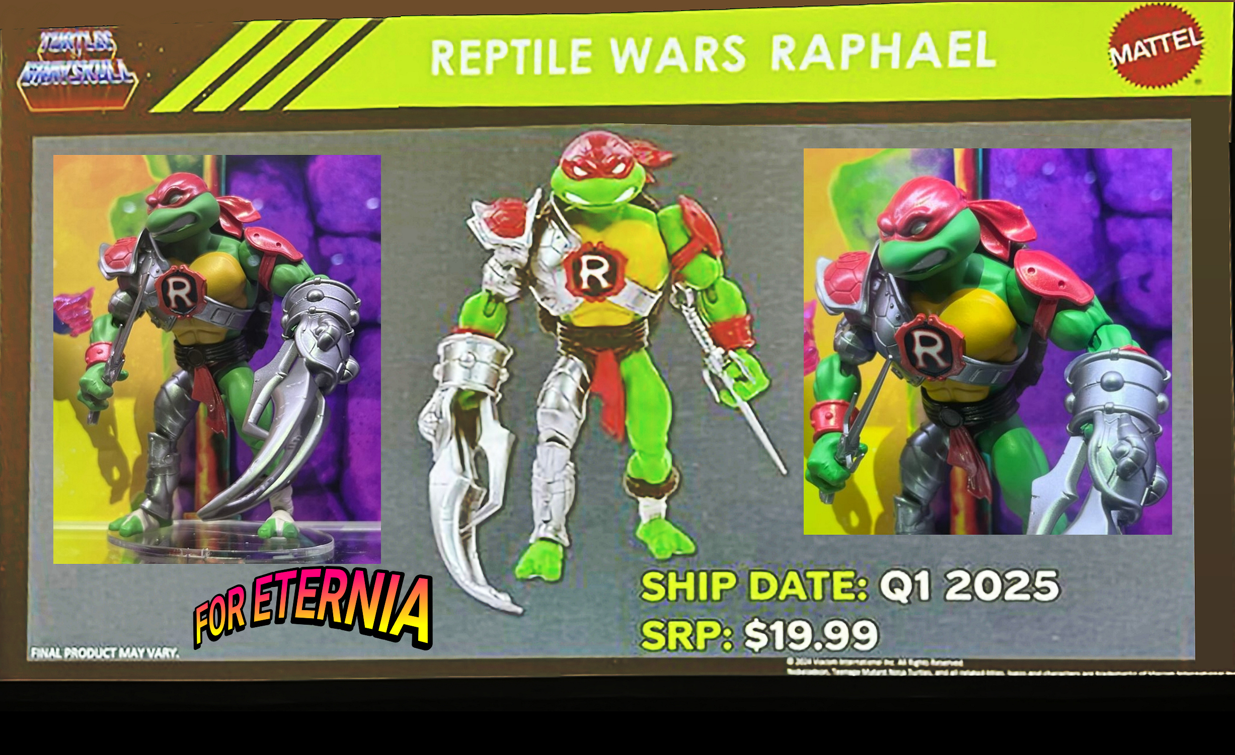 COMING 2025: REPTILE WARS! The Next Stage of the Masters of the Universe: Origins ”Turtles of Grayskull” Storyline