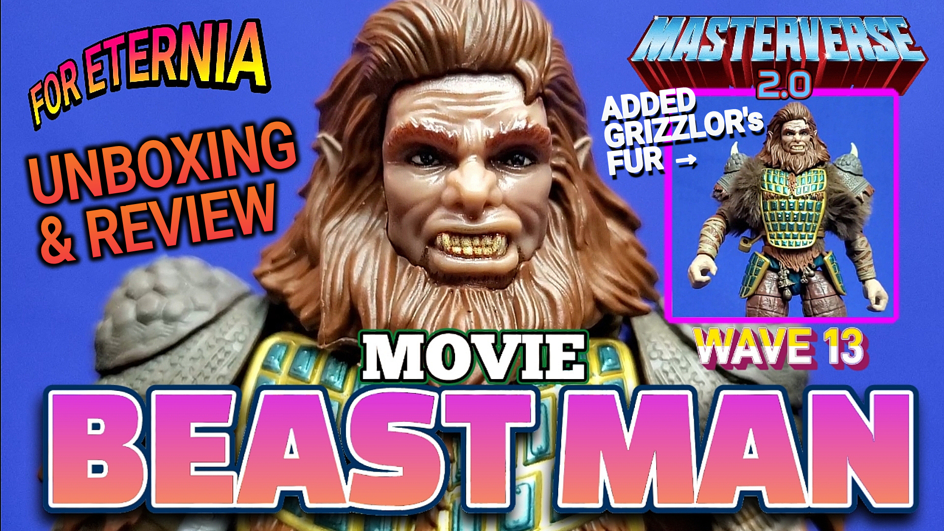 UNBOXING & REVIEW of the Masterverse ”Masters of the Universe” (1987) Movie BEAST MAN action figure