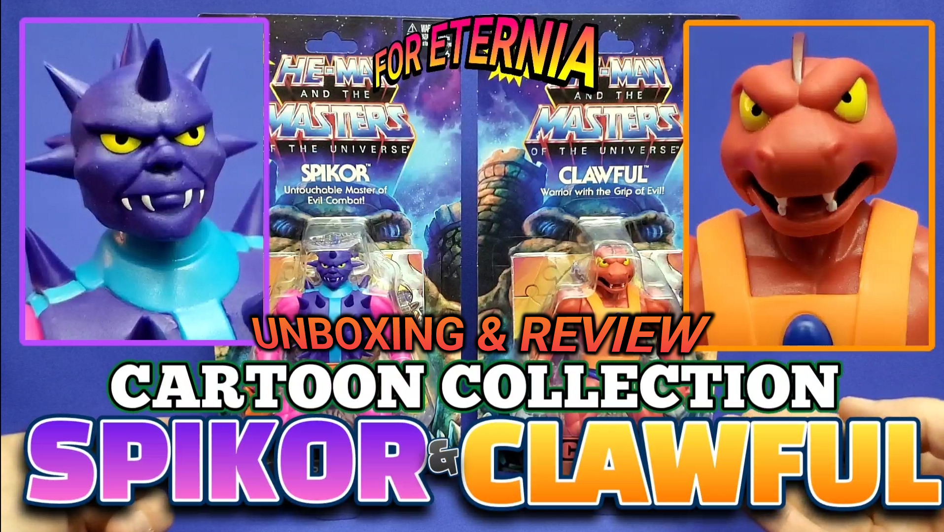 UNBOXING & REVIEW Origins ”Cartoon Collection” SPIKOR and CLAWFUL Figures (plus a Minicomic sneak peek)