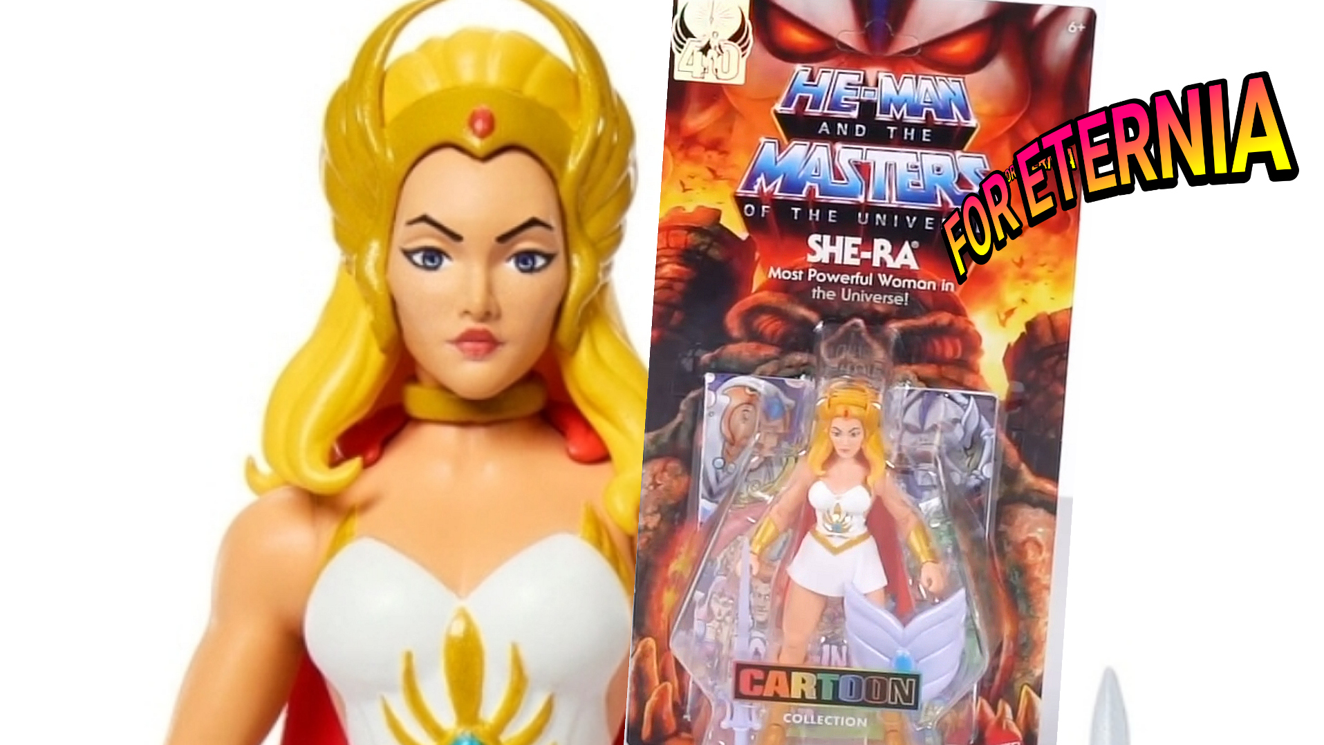 Full Packaging revealed for He-Man and the Masters of the Universe: Origins ”Cartoon Collection” SHE-RA 40th Anniversary Figure