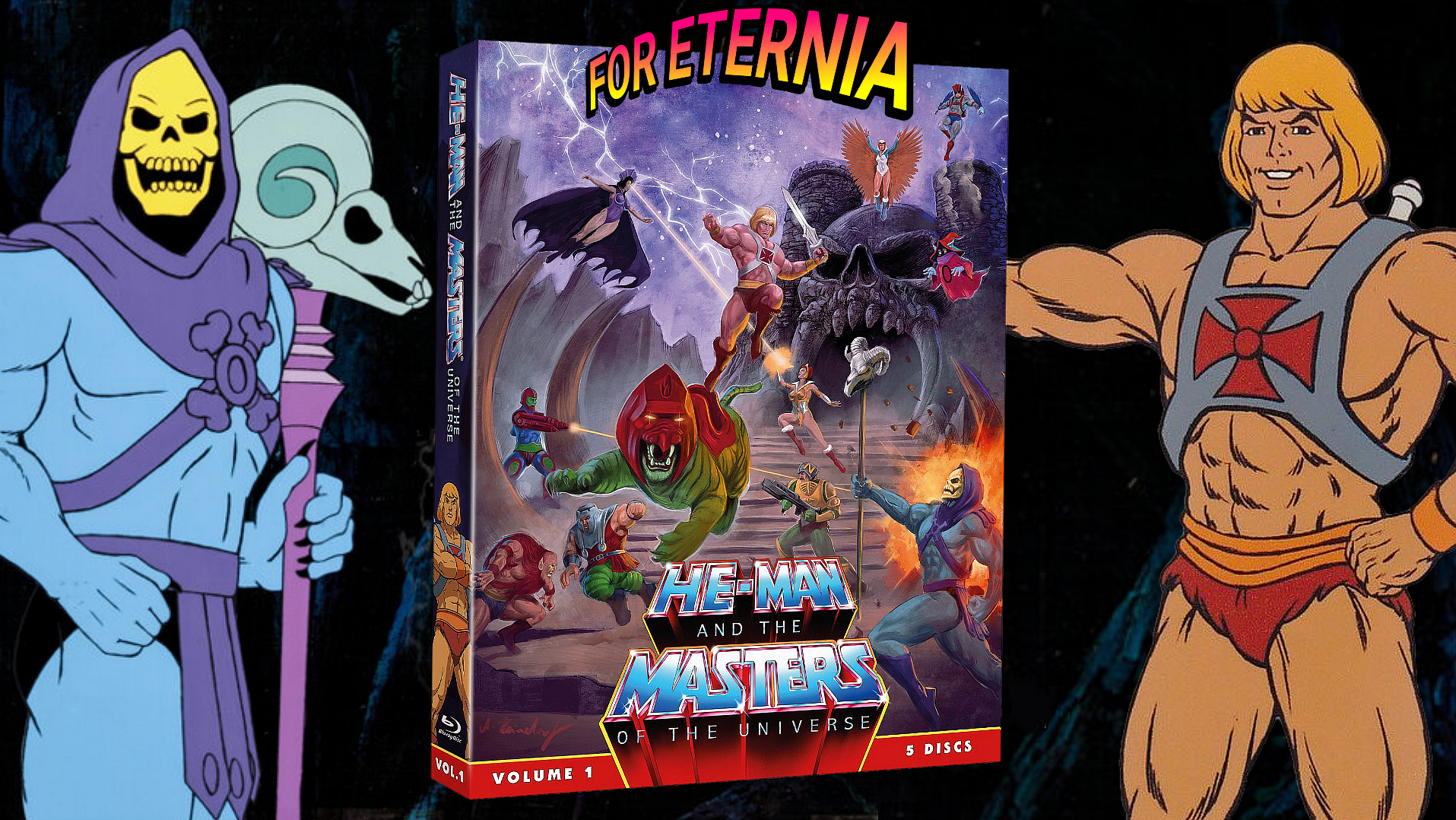 Plaion Pictures delays new ”He-Man and the Masters of the Universe” Blu-Ray set again, but reveals new COVER ART