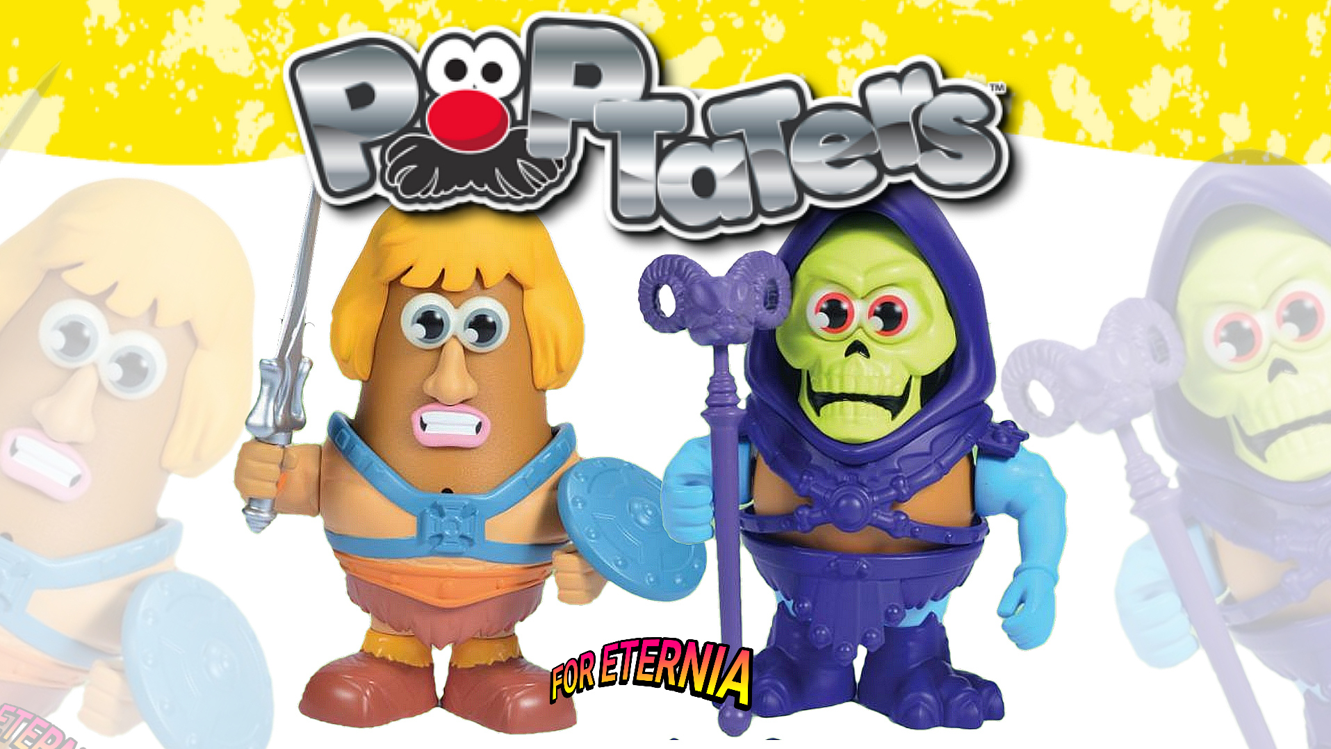 A PERFECT MASH: He-Man & Skeletor are becoming PopTaters Potato Heads