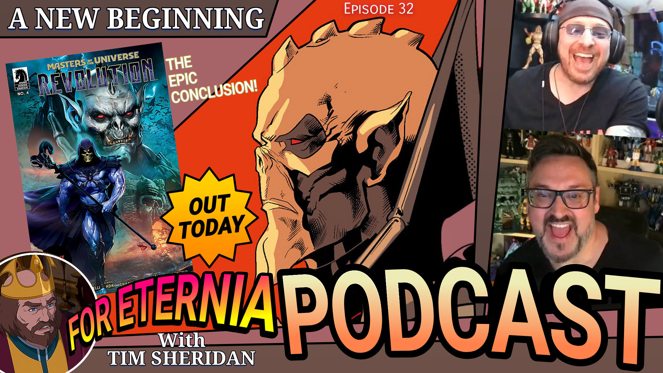 ISSUE #4 IS OUT TODAY! Discussing the Epic Conclusion of MASTERS OF THE UNIVERSE: REVOLUTION Comics with Writer TIM SHERIDAN