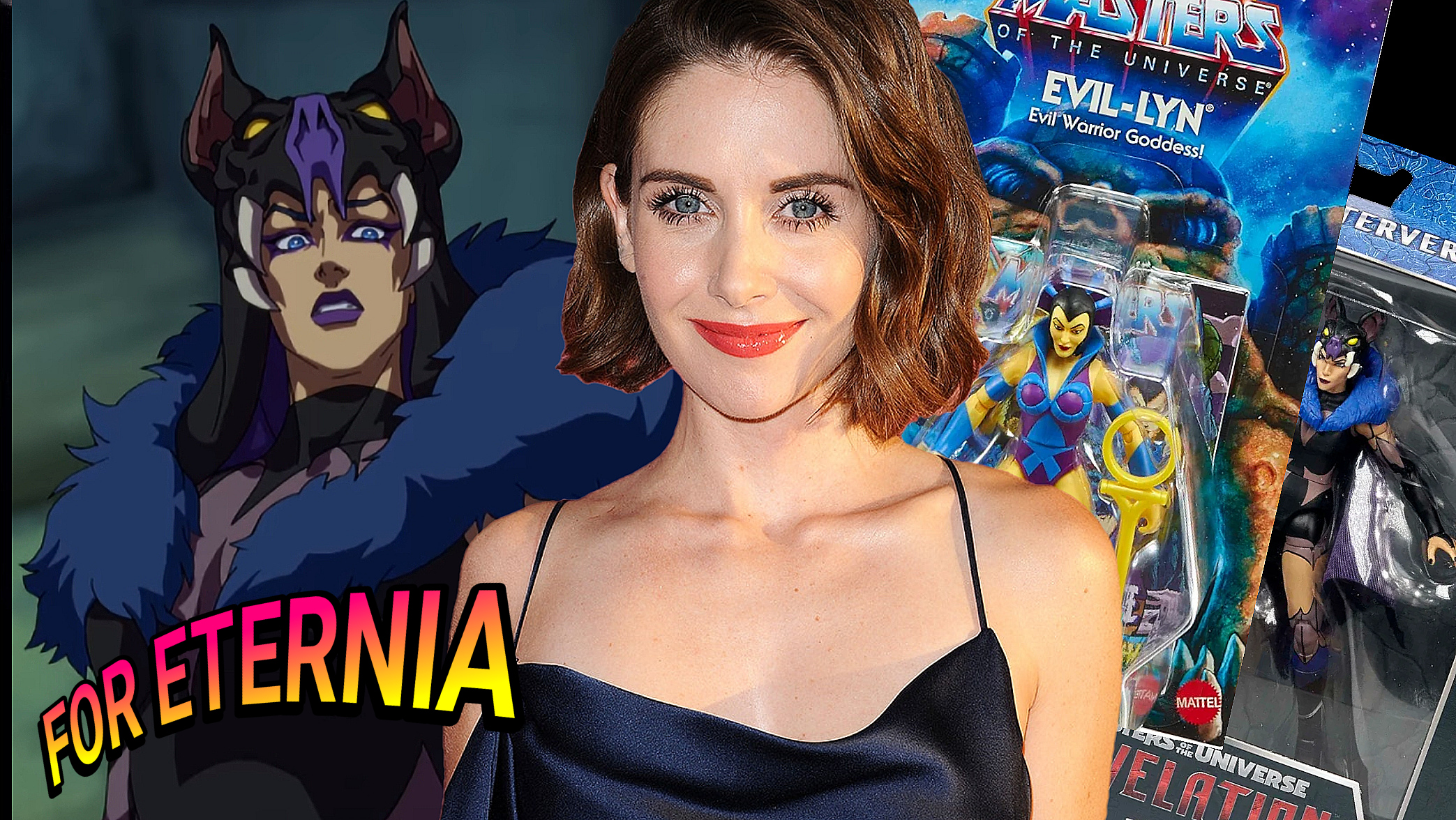 MASTERS OF THE UNIVERSE Movie actress Alison Brie begins collecting EVIL-LYN Action Figures