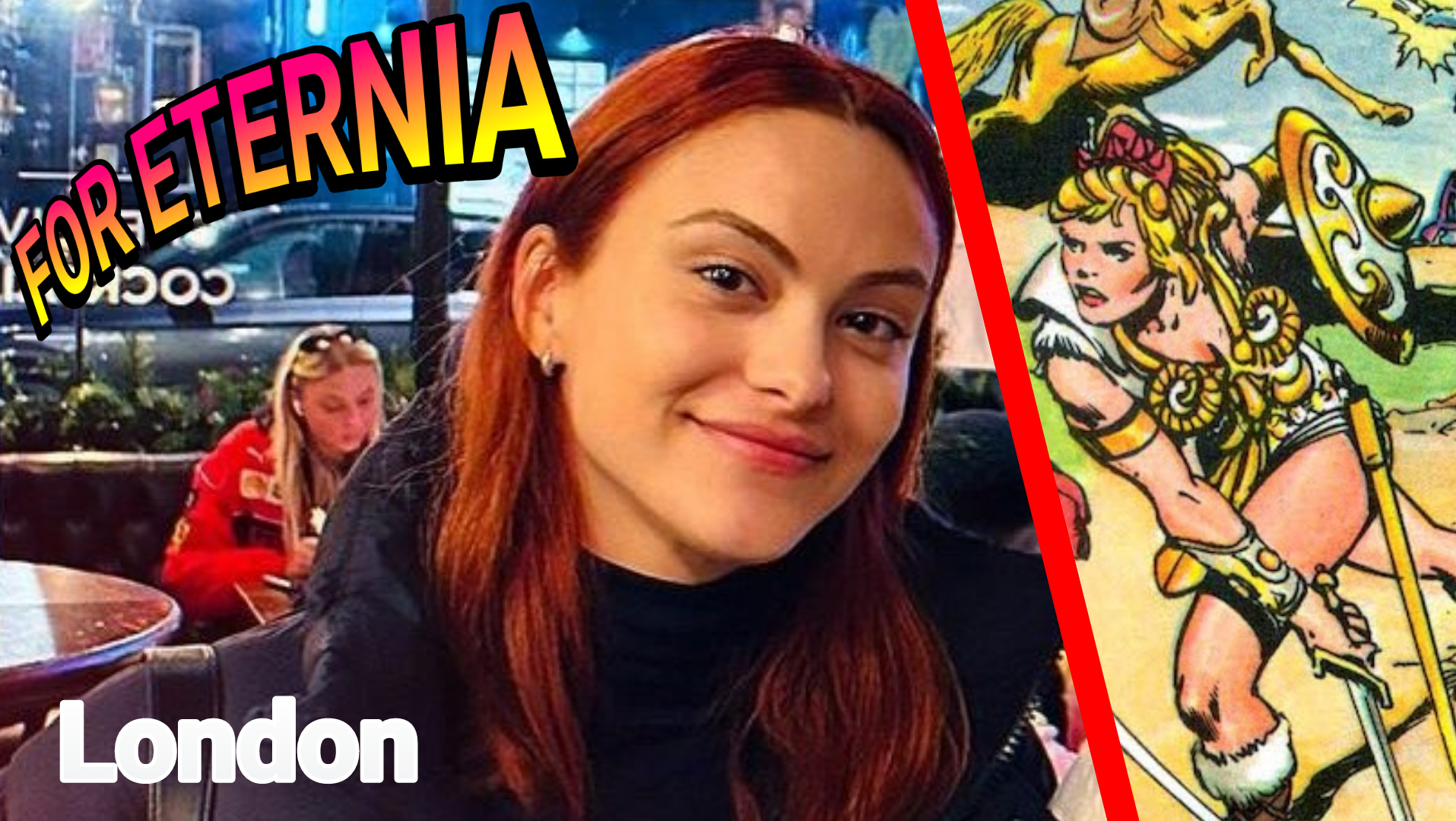 Teela actress Camila Mendes spotted in a UK pub (where ”Masters of the Universe” is expected to be filmed)