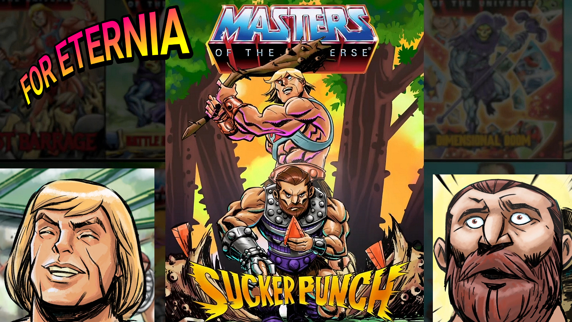 Mattel releases their eighth animated Masters of the Universe: Origins Minicomic titled ”Sucker Punch”