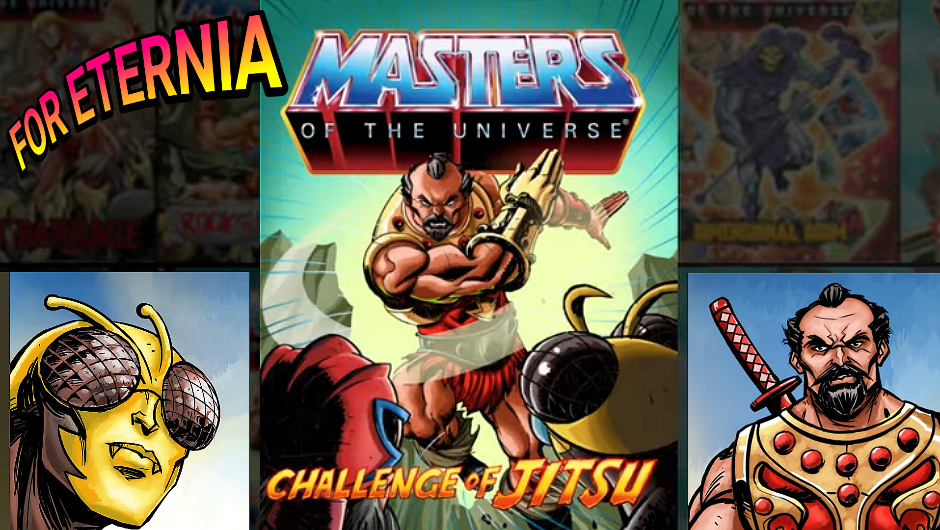 Mattel releases their ninth animated Masters of the Universe: Origins Minicomic titled ”Challenge of Jitsu”