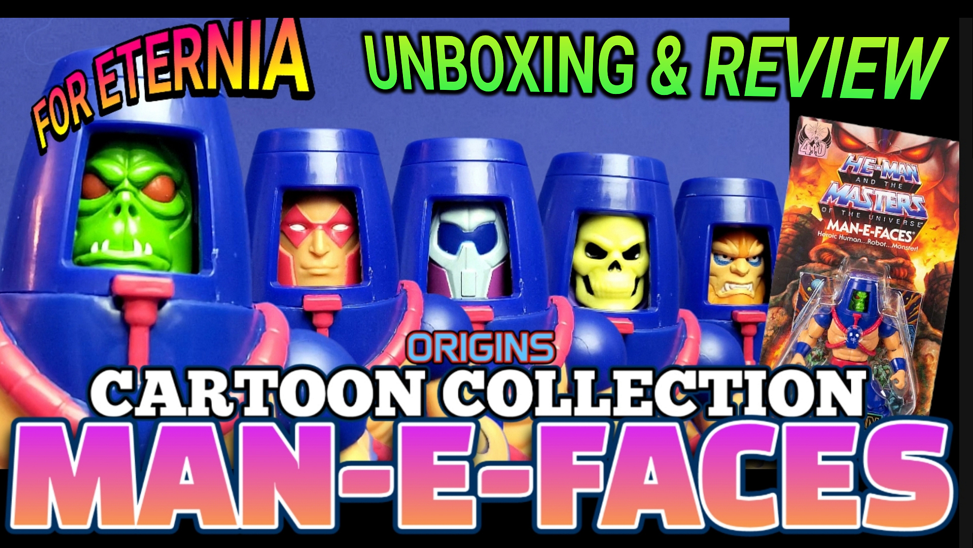 UNBOXING & REVIEW: Origins ”Cartoon Collection” MAN-E-FACES Action Figure