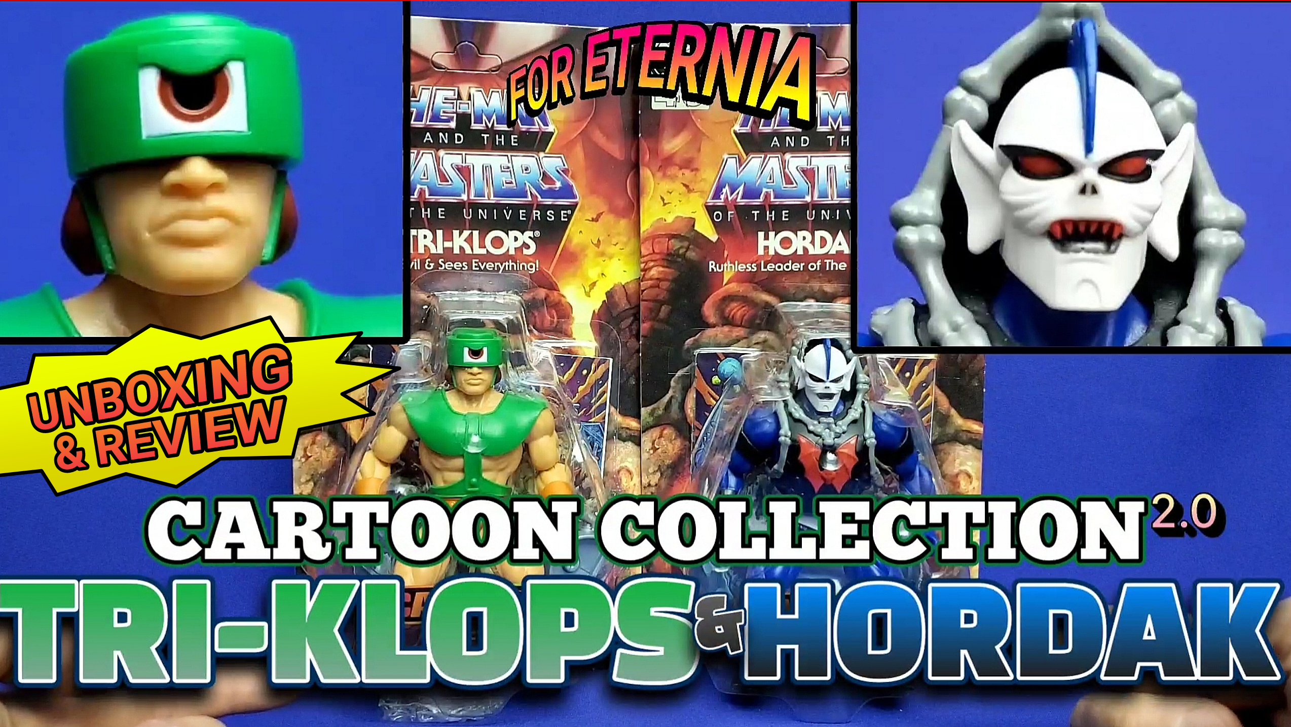 UNBOXING & REVIEW: Origins “Cartoon Collection” TRI-KLOPS and HORDAK Action Figures