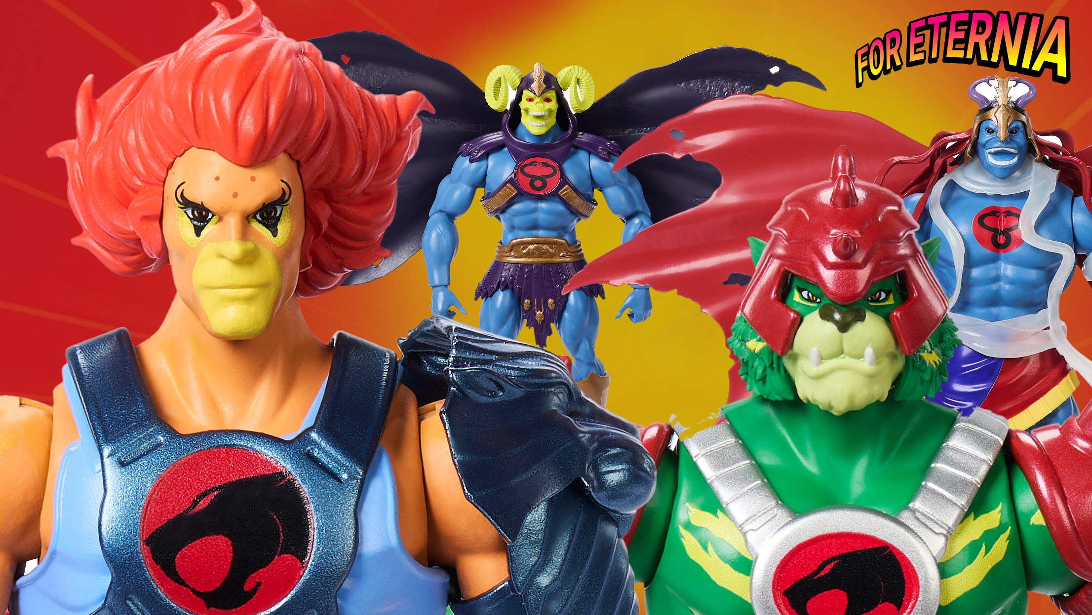 ”MASTERS OF THE UNIVERSE x THUNDERCATS” Origins Crossover Action Figure line finally revealed by Mattel