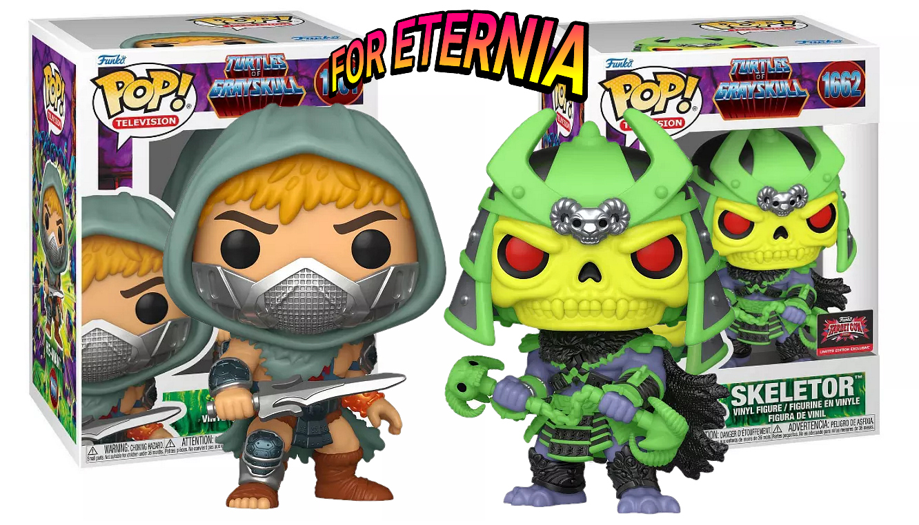 Funko POP! ”Turtles of Grayskull” HE-MAN and SKELETOR coming to Target this February 23rd!