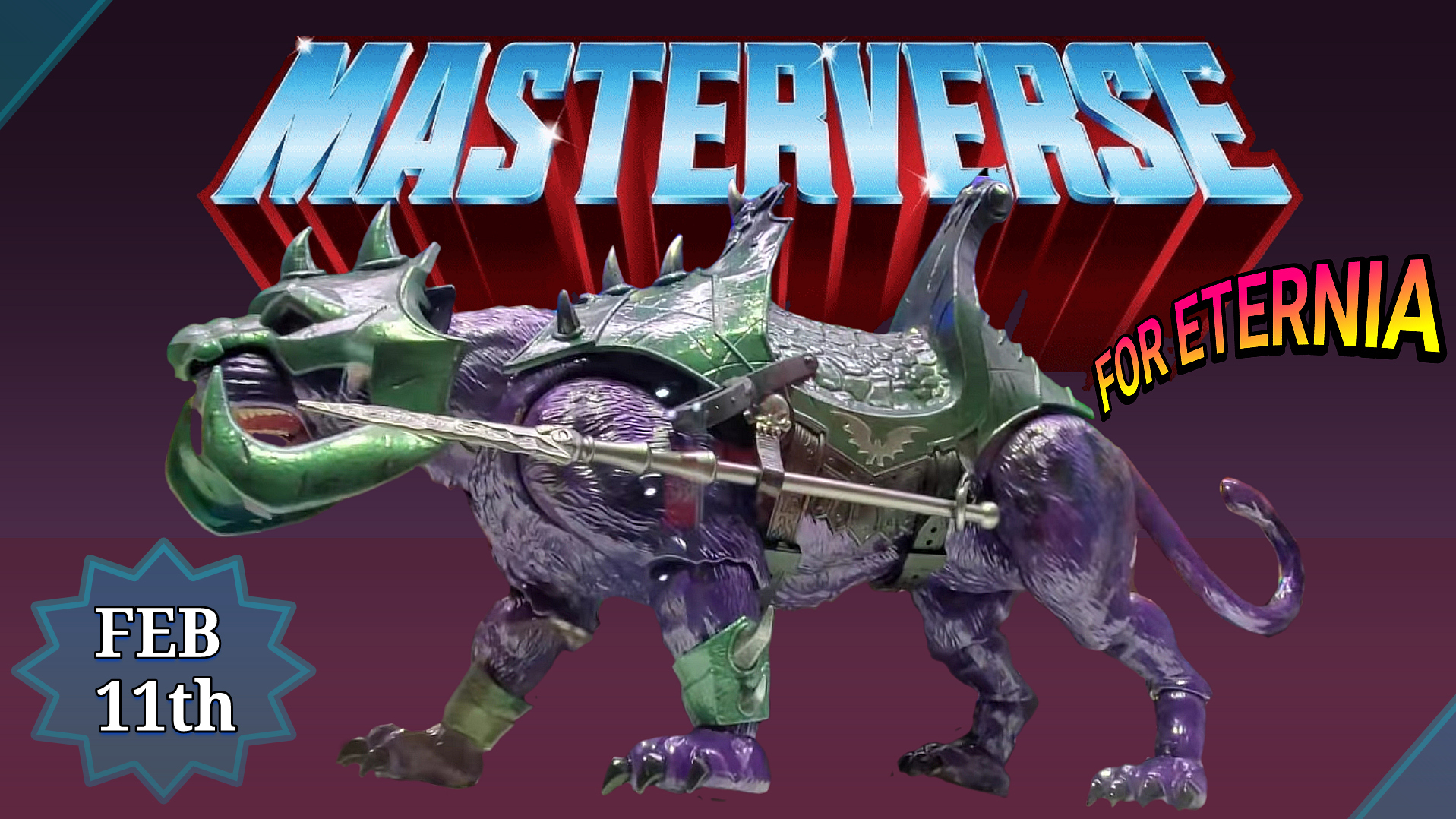 Masterverse Masters of the Universe ”New Eternia” PANTHOR coming to Mattel Creations Tuesday, February 11th