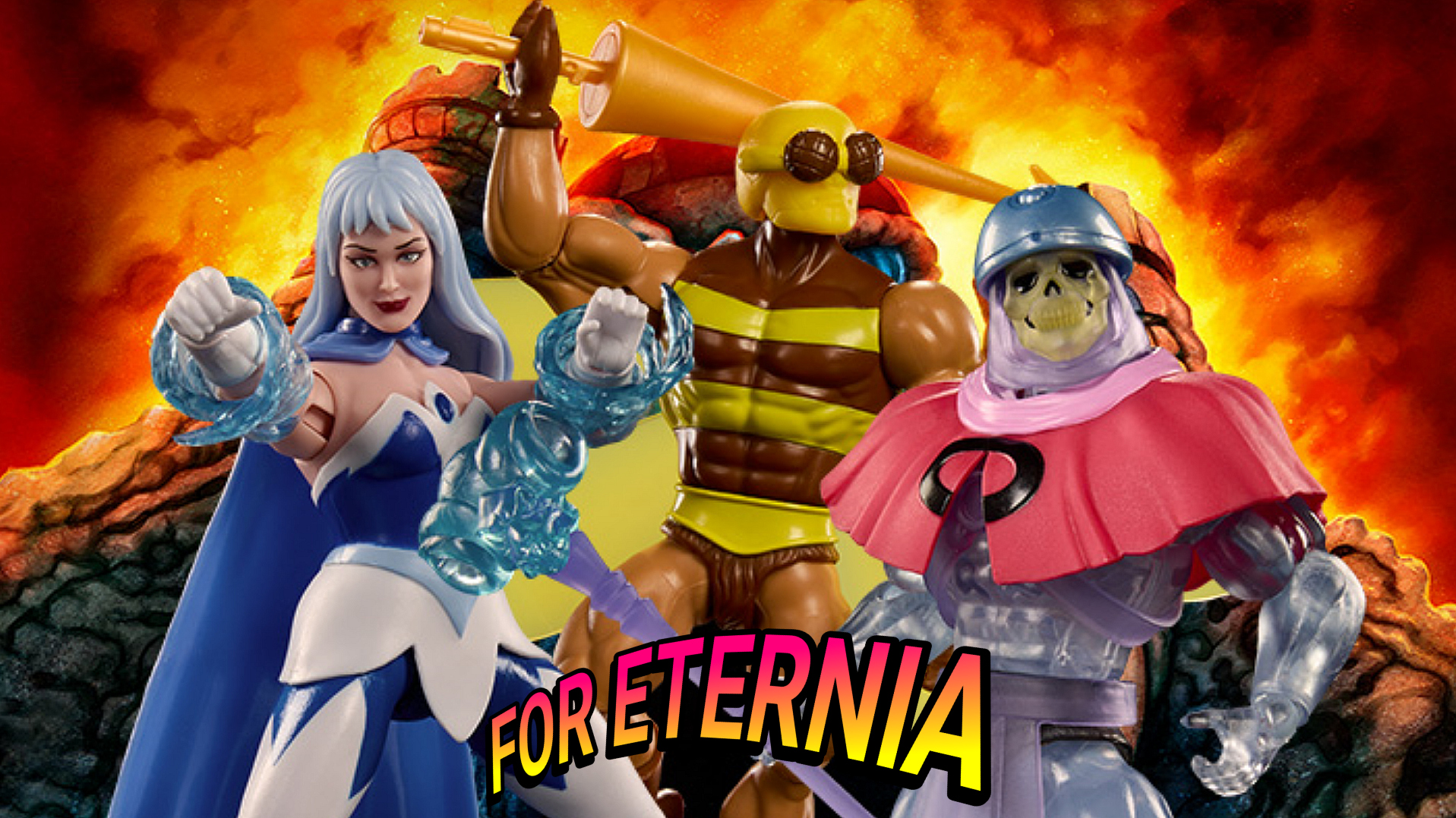 PRE-ORDER ALERT! Masters of the Universe: Origins “Cartoon Collection” FROSTA, BUZZ-OFF and (INVISIBLE) SKELETOR figures are now available for pre-order