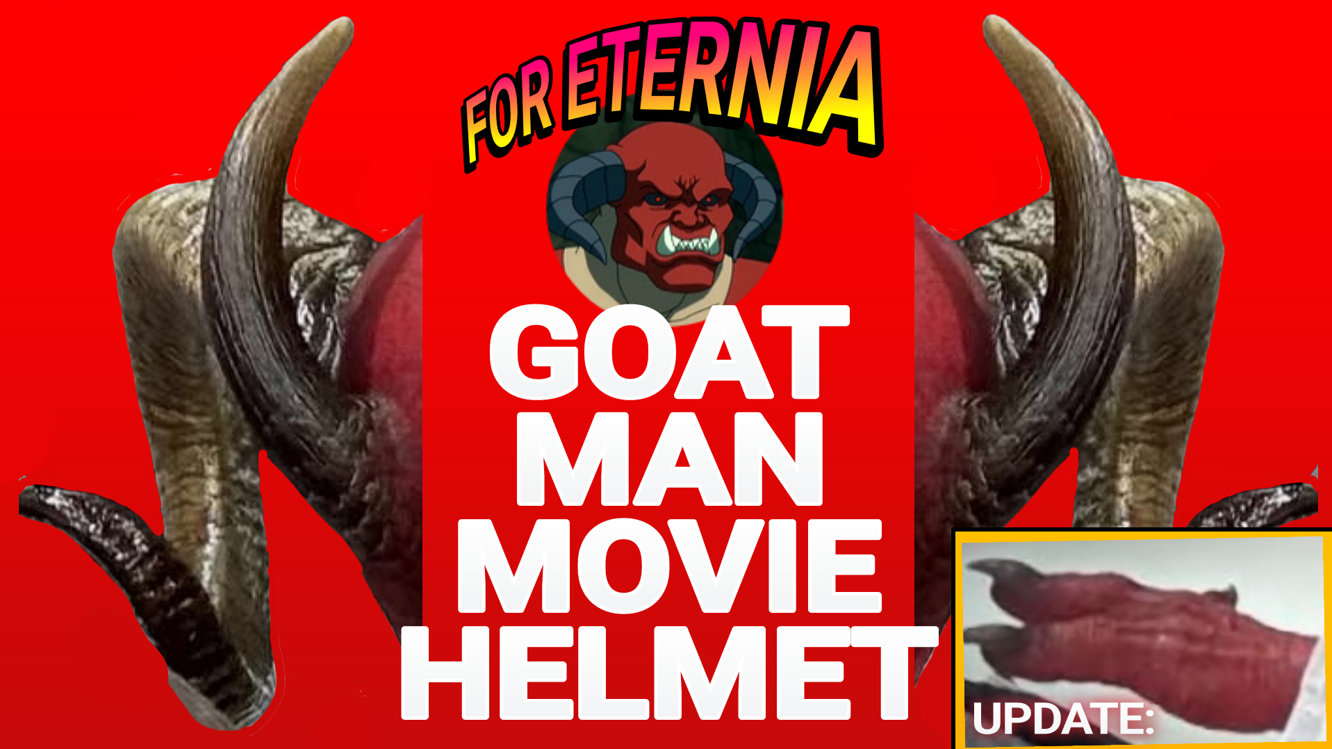 “Masters of the Universe” Movie GOAT MAN Helmet (and Hand) seemingly revealed by actor Hafthor Bjornsson! *Updated*