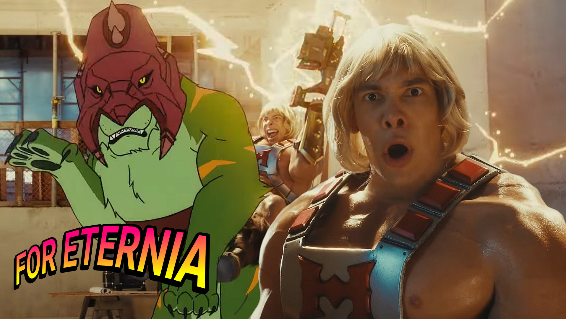 New Bosch Power Tool Commercial has the Power of He-Man (and features the Revelation & Revolution Battle Cat)!