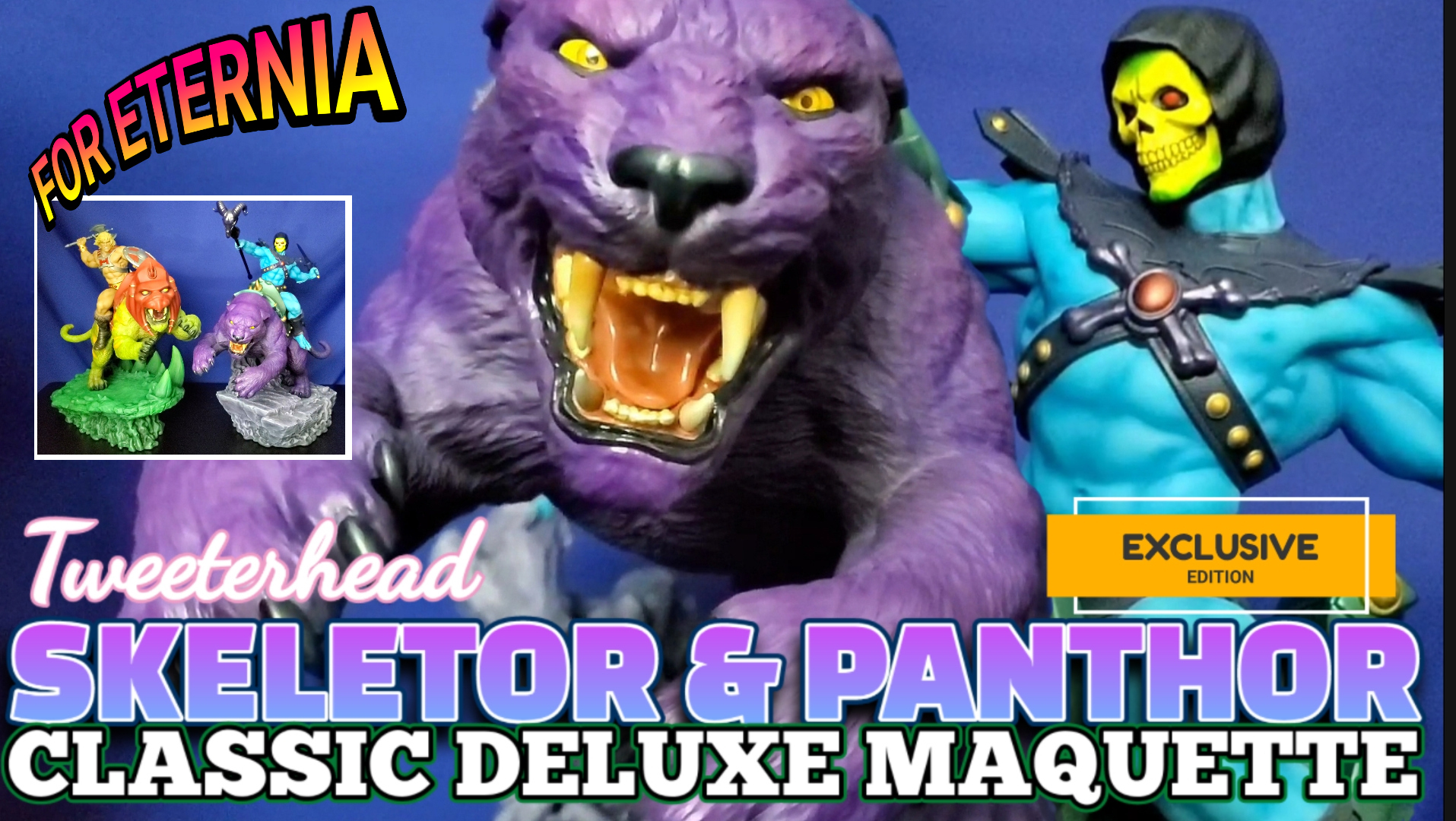 UNBOXING & REVIEW: Tweeterhead SKELETOR and PANTHOR Classic Deluxe Maquette Statue – Exclusive Edition