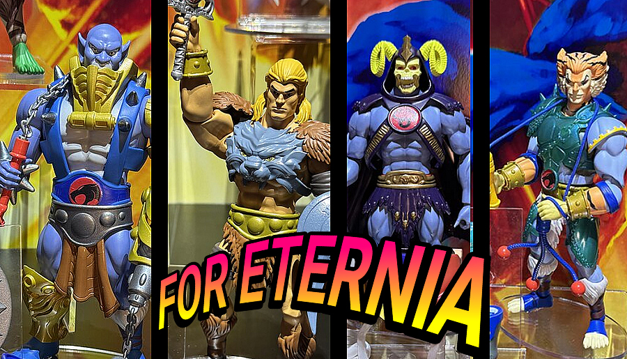 New ”MASTERS OF THE UNIVERSE x THUNDERCATS” Origins Crossover Action Figures are on display at Toy Fair 2025!