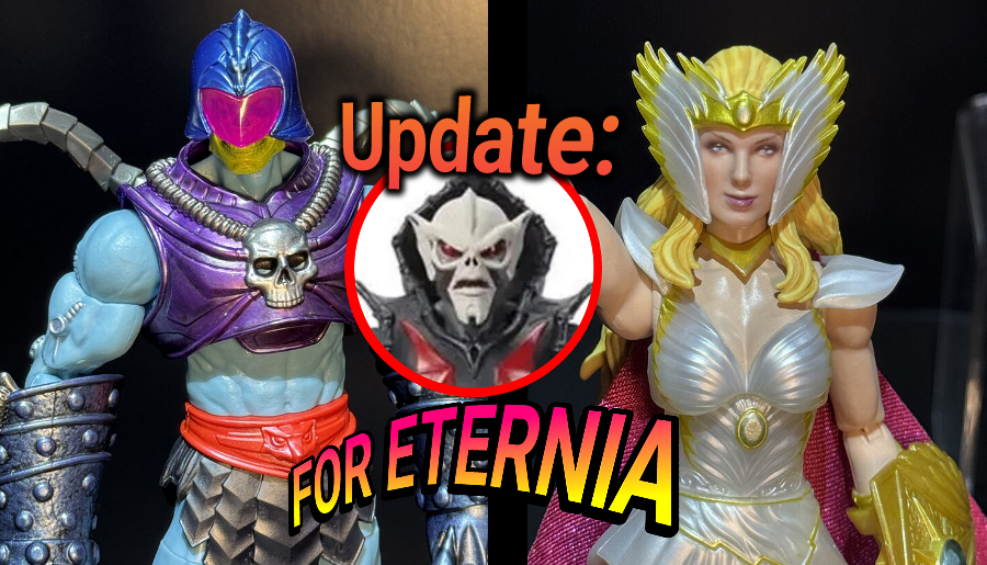 New Masterverse “New Eternia” TERROR CLAWS SKELETOR and SHE-RA Figures are on display at Toy Fair 2025! (Plus a HORDAK Update!)