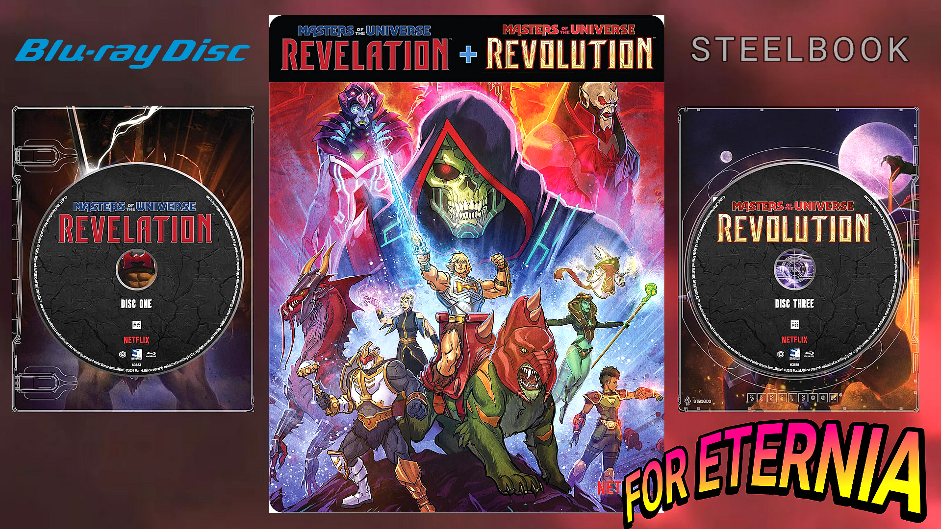 “Masters of the Universe: Revelation & Revolution” BLU-RAY STEELBOOK is coming May 13th!