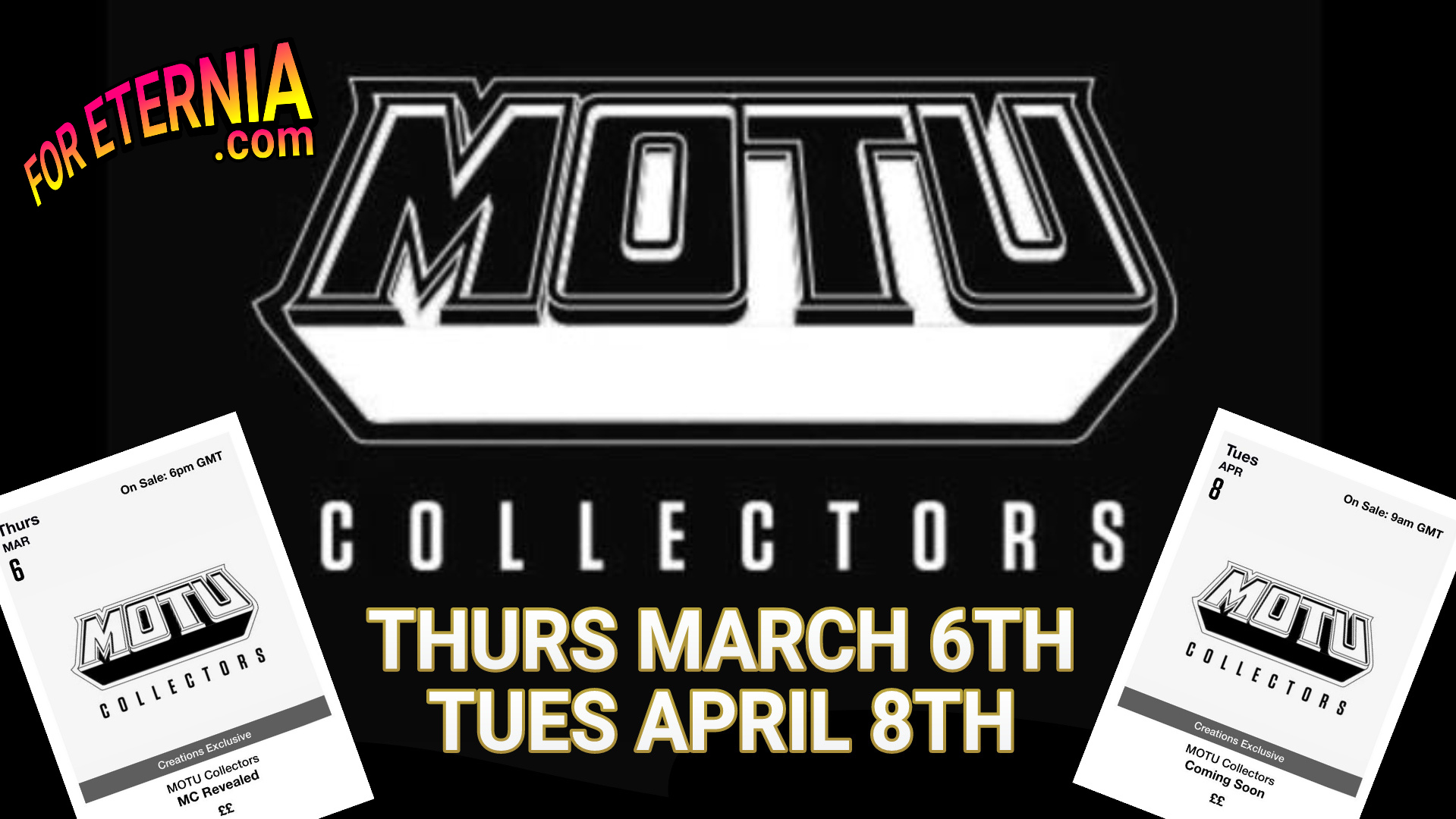 MARK YOUR CALENDARS: MOTU is coming to Mattel Creations March 6th AND April 8th