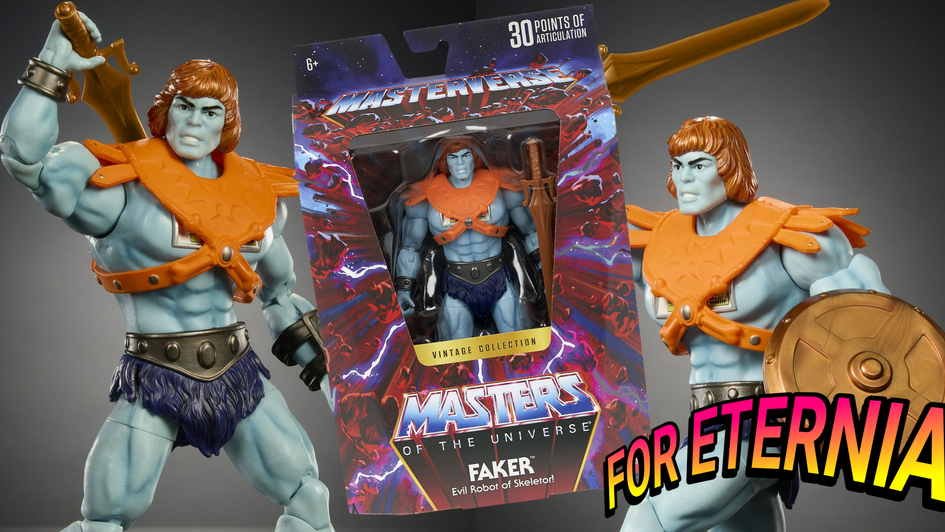 MASTERVERSE Masters of the Universe “Vintage Collection” Faker Action Figure Revealed!