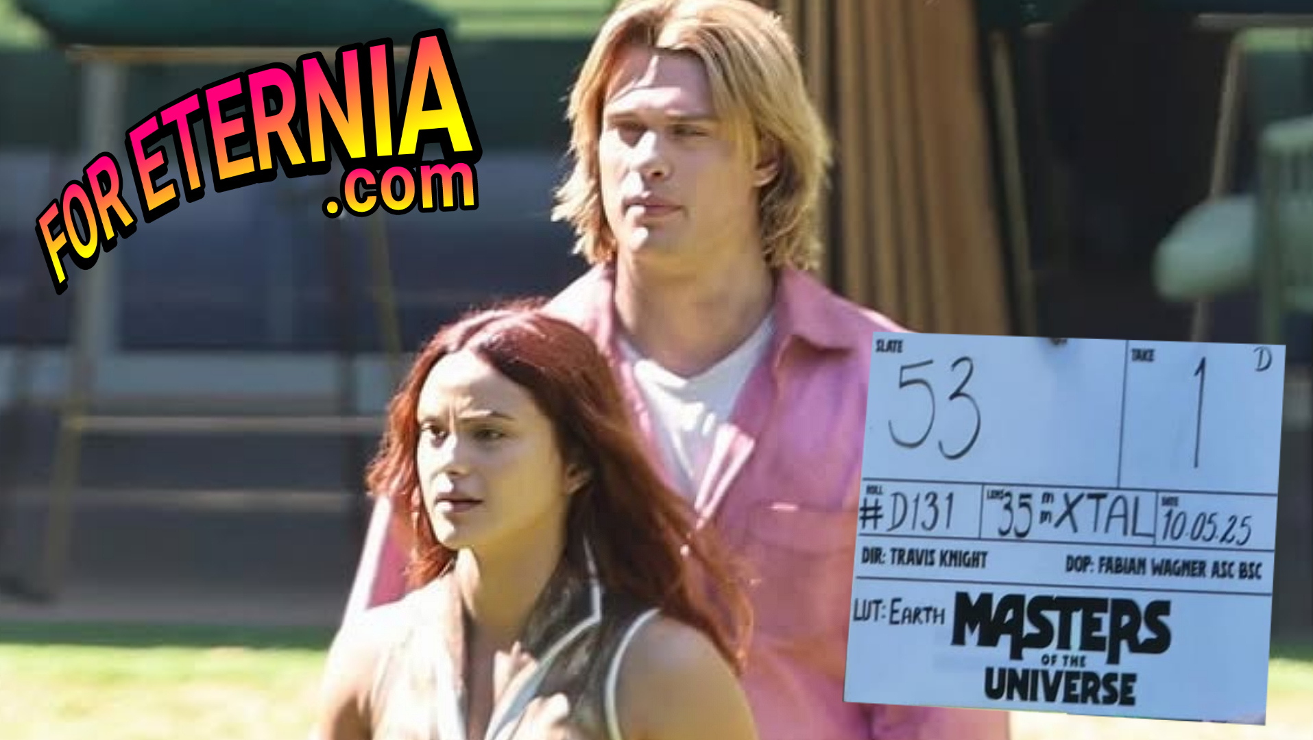 More Behind-the-scenes PICS and VIDEO of Prince Adam and Teela on Earth; Filming “Masters of the Universe” *UPDATED*