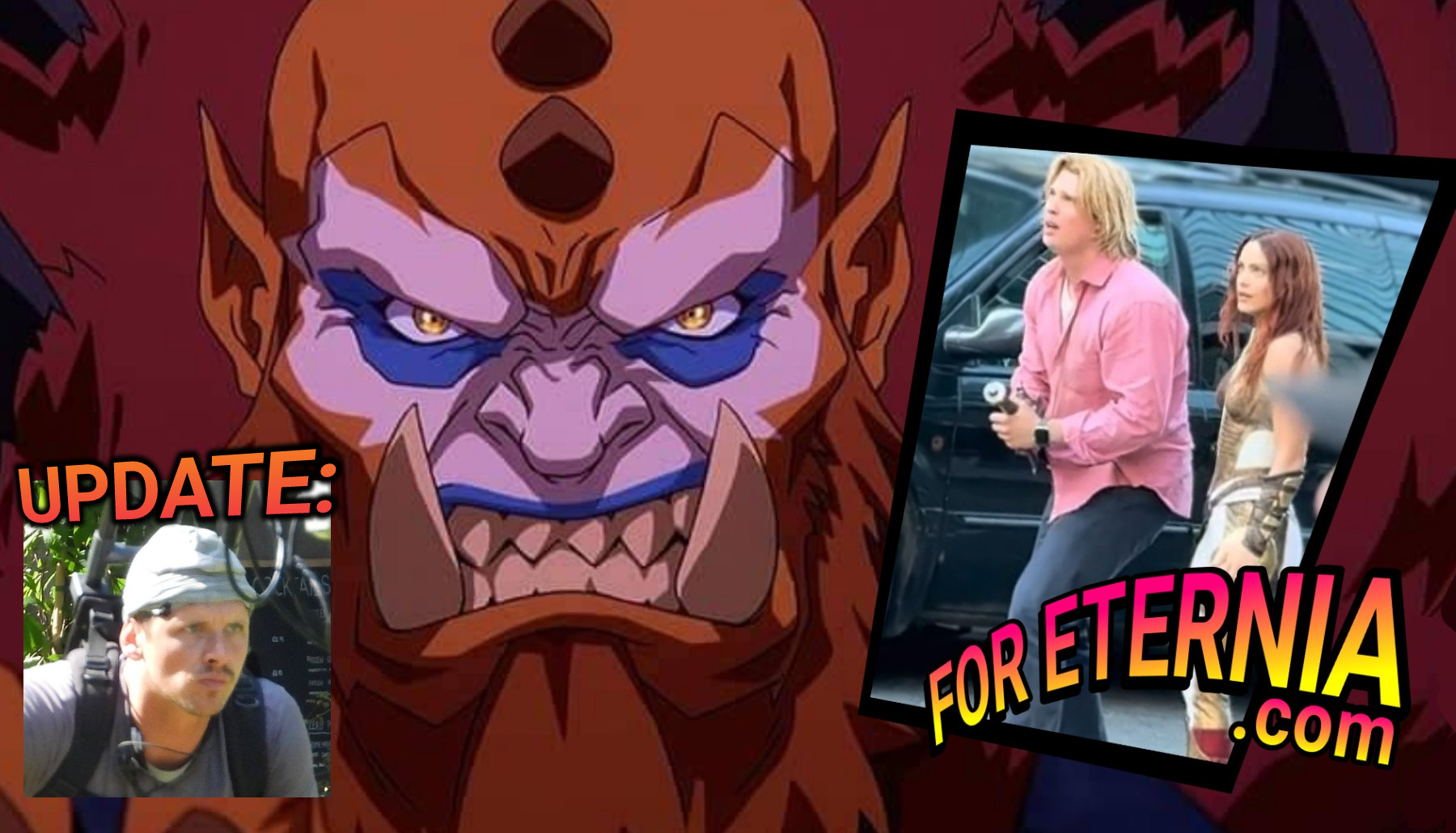 Was Beast Man “seen” lumbering across London during the filming of the “Masters of the Universe” Movie? *UPDATED*