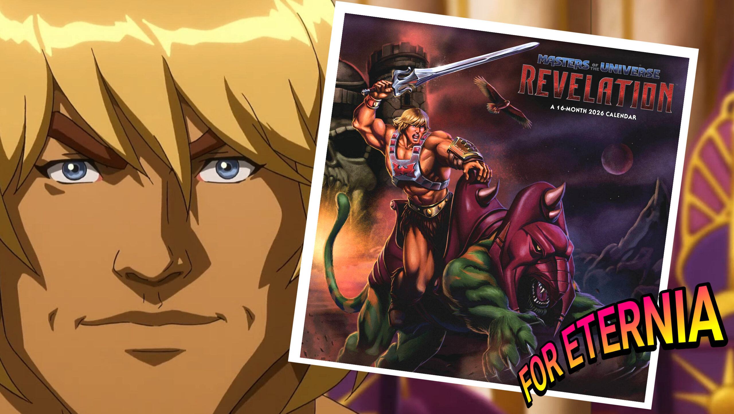 “Masters of the Universe: Revelation” 16 Month 2026 Wall Calendar is announced!