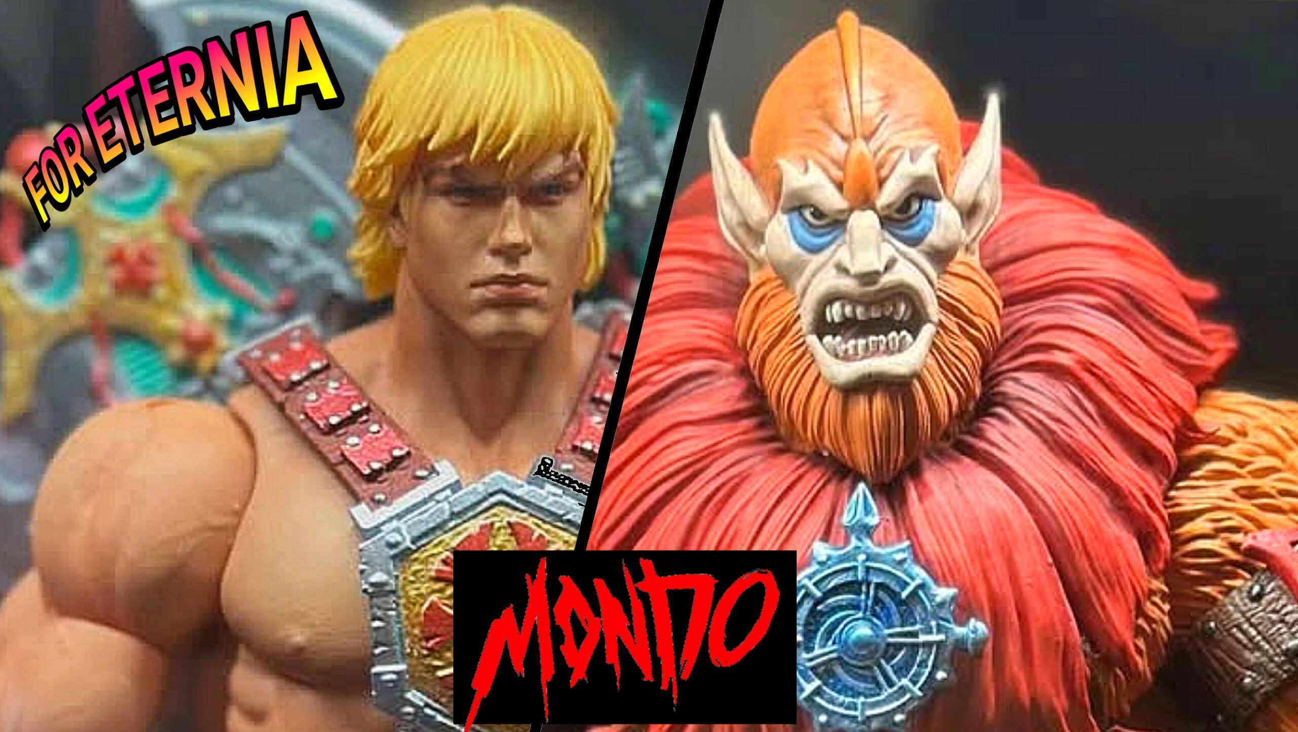 MONDO AT MONSTERPALOOZA! Painted 1:12 “200X” He-Man Figure Revealed and Classic Variant 1:6 Beast Man goes on sale June 3rd!