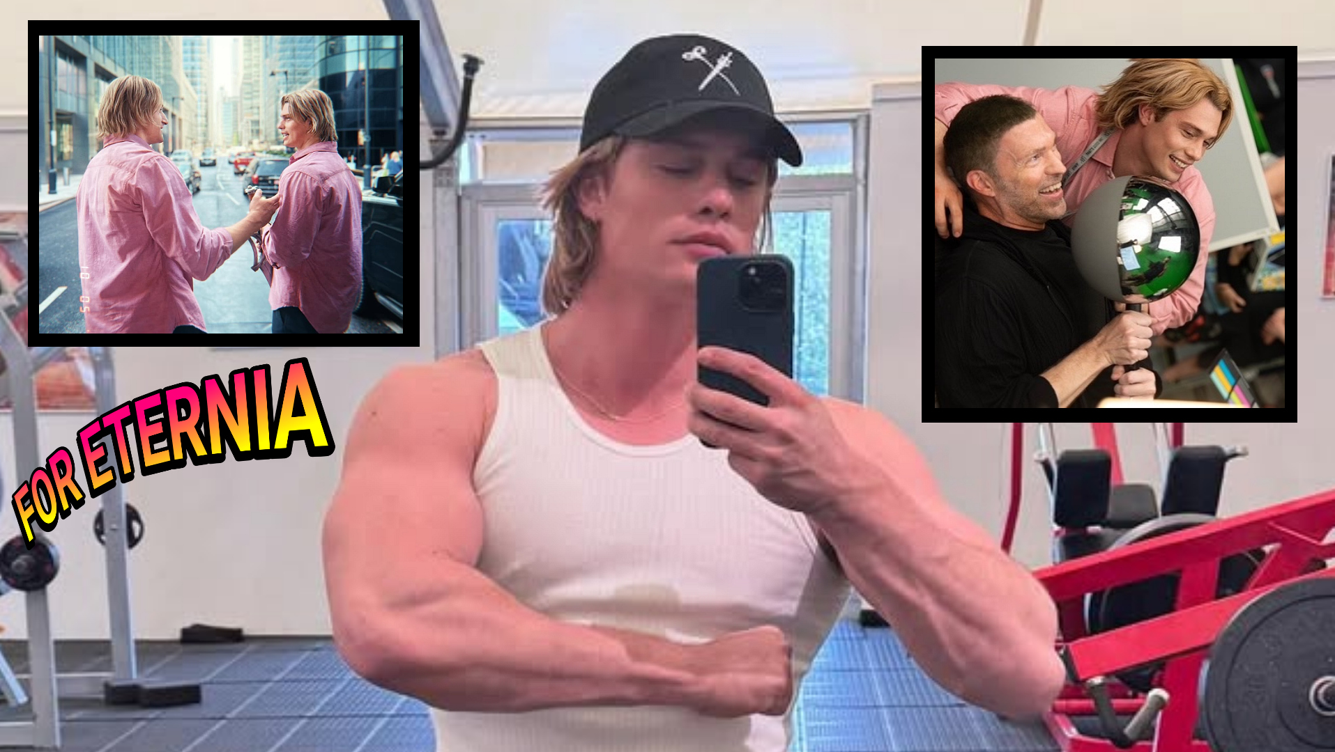 Flexing for the Camera! MASTERS OF THE UNIVERSE Movie behind-the-scenes images & video are shared by HE-MAN actor Nicholas Galitzine!